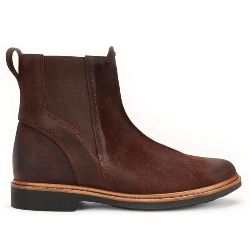 🥨 Men's Olukai Makaloa Reddish Brown Chelsea Boots - Size 10.5 🥨
